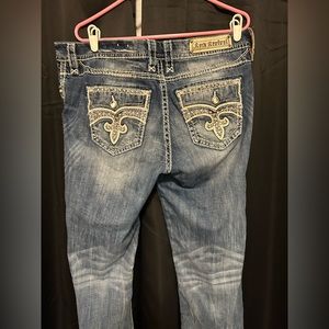 Rock Revival Jeans Women  33 Easy Boot Diella Buckle. 32 inch inseam